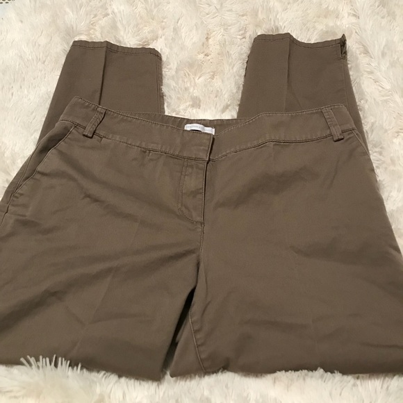 Tan straight leg pants - Picture 3 of 4